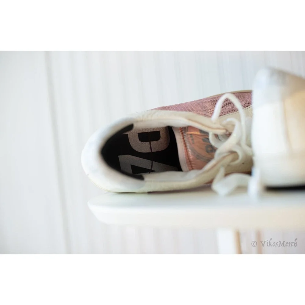 P448 Natural John Mix Media Sneakers 40 NEW - Picture 3 of 6